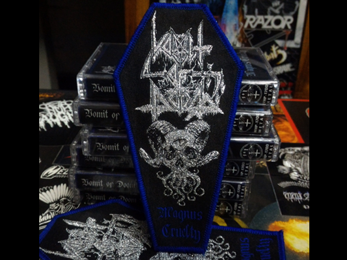 VOMIT OF DOOM'Magnus Cruelty' Woven Patch.