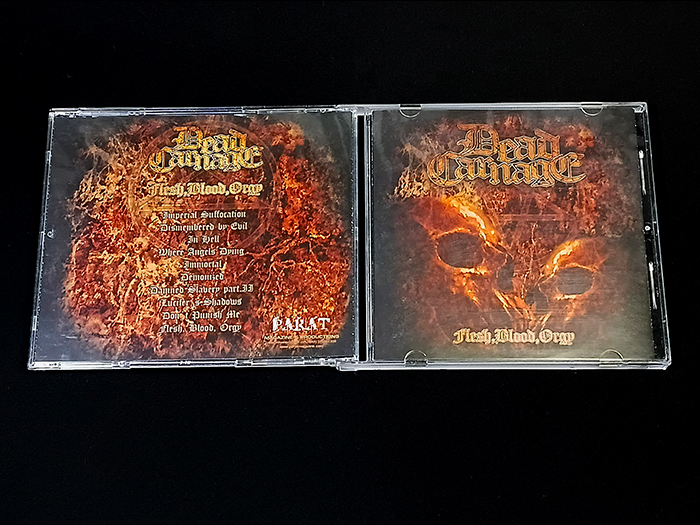 DEAD CARNAGE 'Flesh,Blood,Orgy' CD