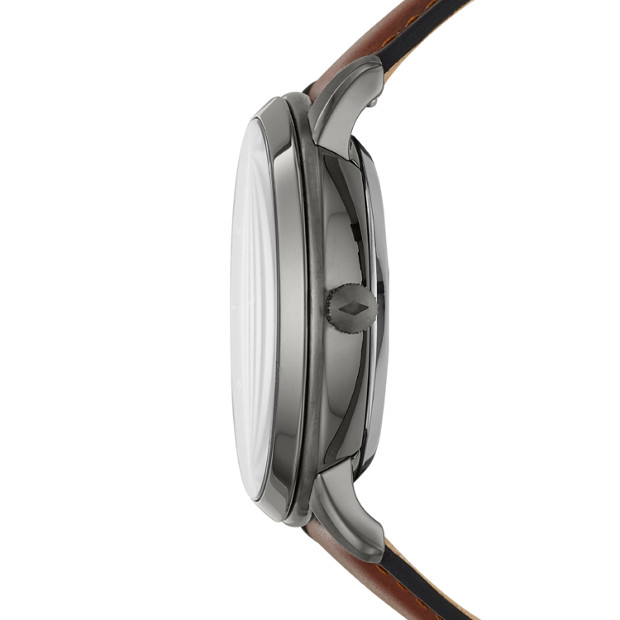 Fossil ME3161 นาฬิกาผู้ชาย Neutra Automatic Amber Leather Men's Watch