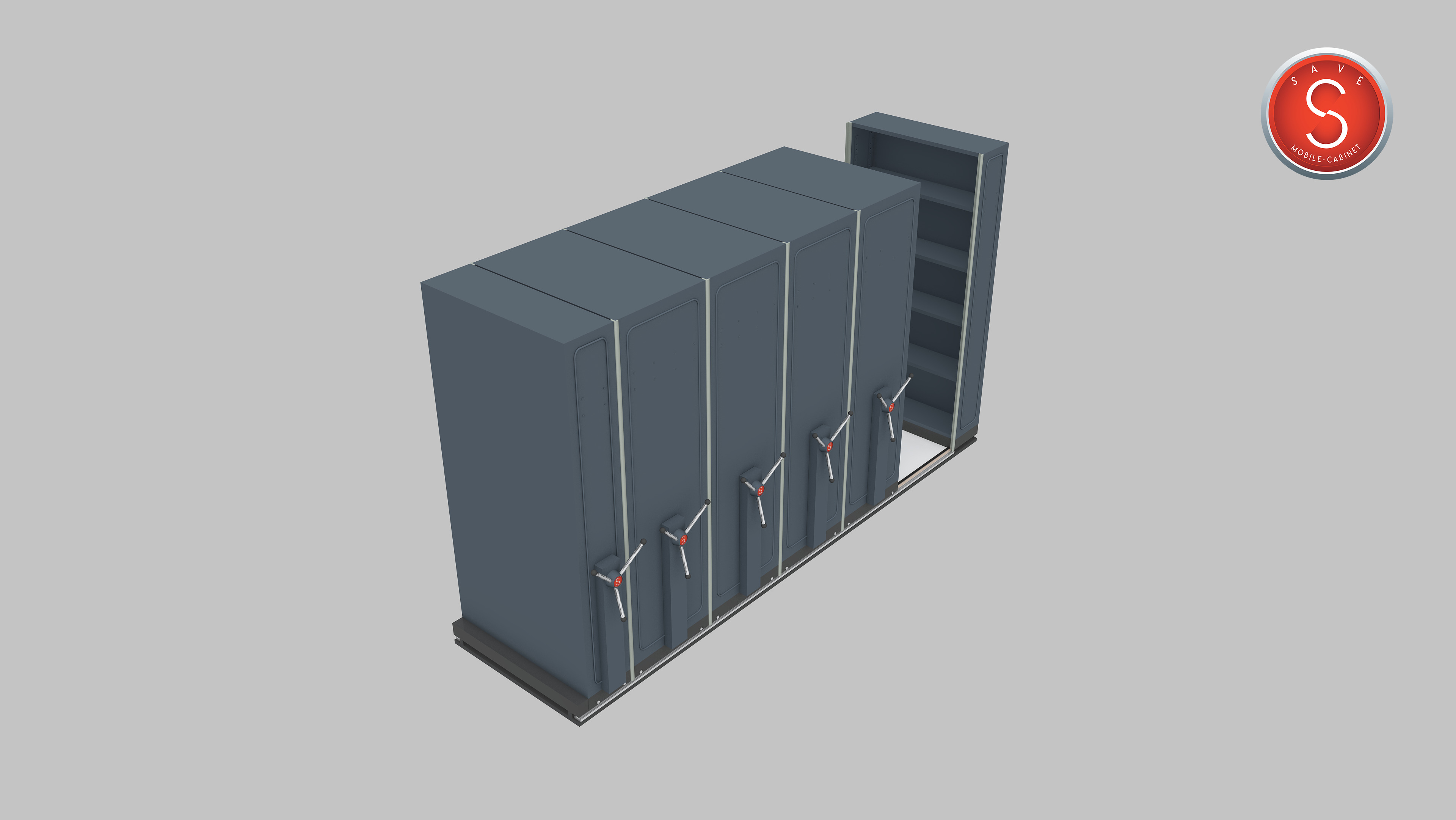 SAVE ตู้รางเลื่อนระบบพวงมาลัย ชุด 10 หน้า