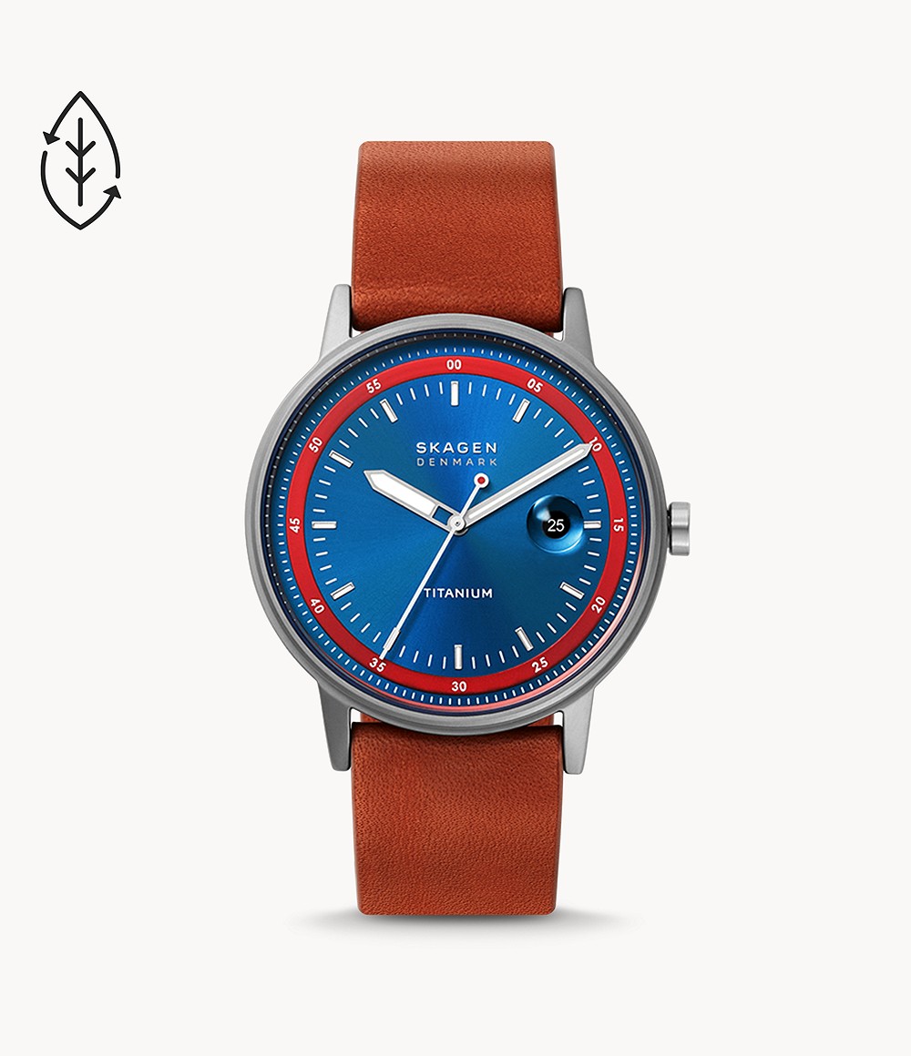 Skagen SKW6755 นาฬิกาผู้ชาย Henriksen Titanium Quartz Men's Watch