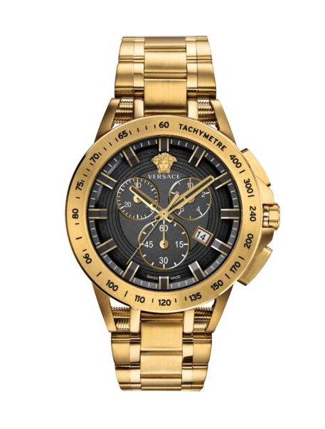 Versace VE3E00821 นาฬิกาผู้ชาย Chrono Quartz Men's Watch