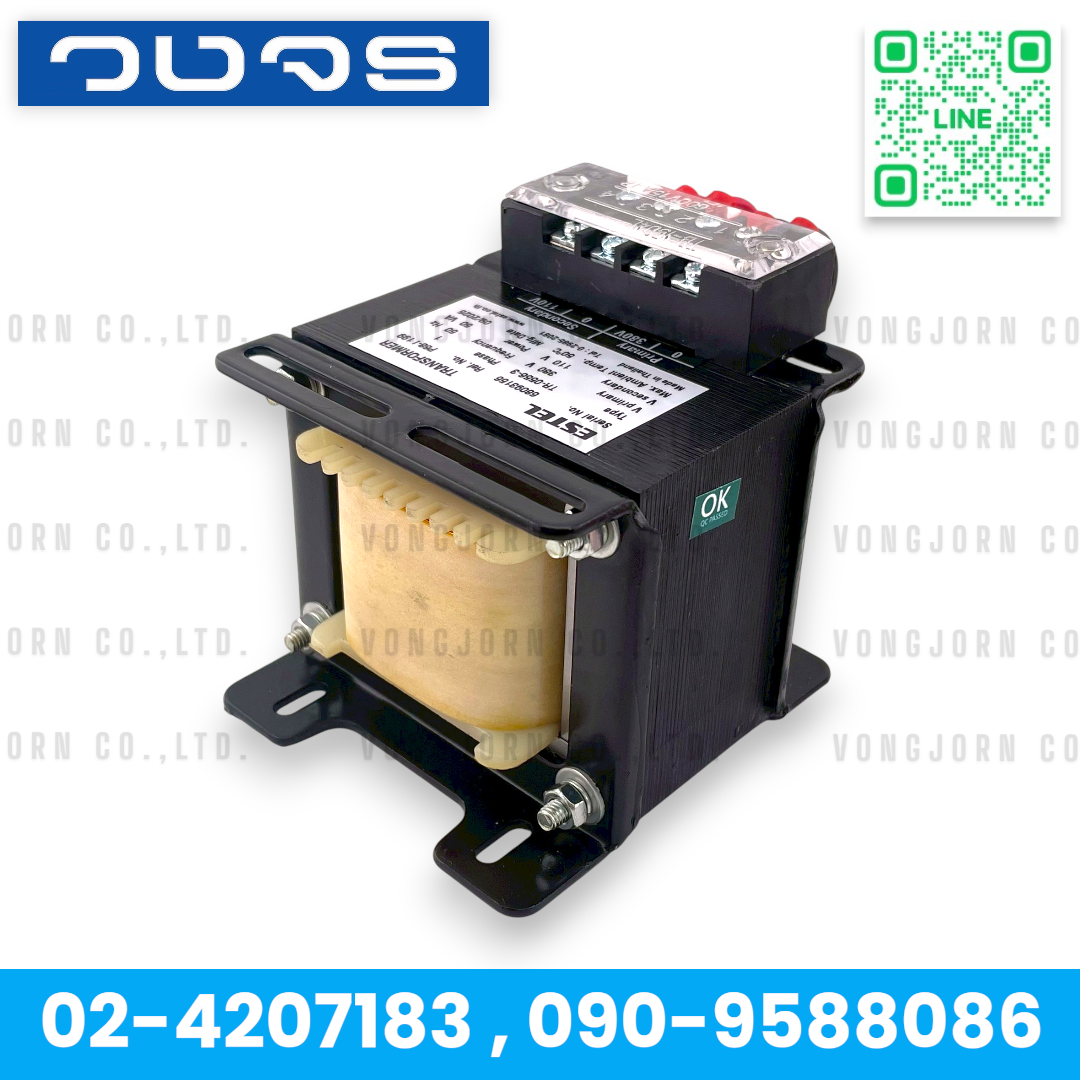 หม้อแปลงESTEL Input 0 380 VAC Output 0 110 VAC 50VA