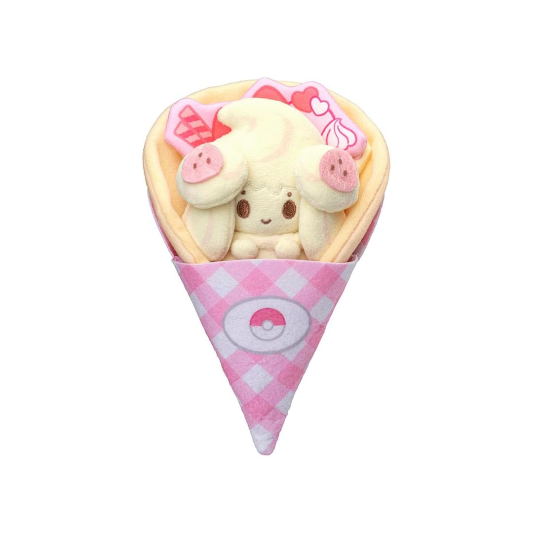 [PRE-ORDER] ตุ๊กตา เครป โปเกม่อน อัลครีมี่ (มอว์ฮิป) Pokémon Mawhip Crepe TAKARA TOMY JAPAN POKEMON ポケットモンスター ポケモン ポケピース くるくるクレープぬいぐるみ マホイップ