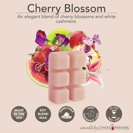 2.5oz Odor Eliminating Wax Melt CHERRY BLOSSOM