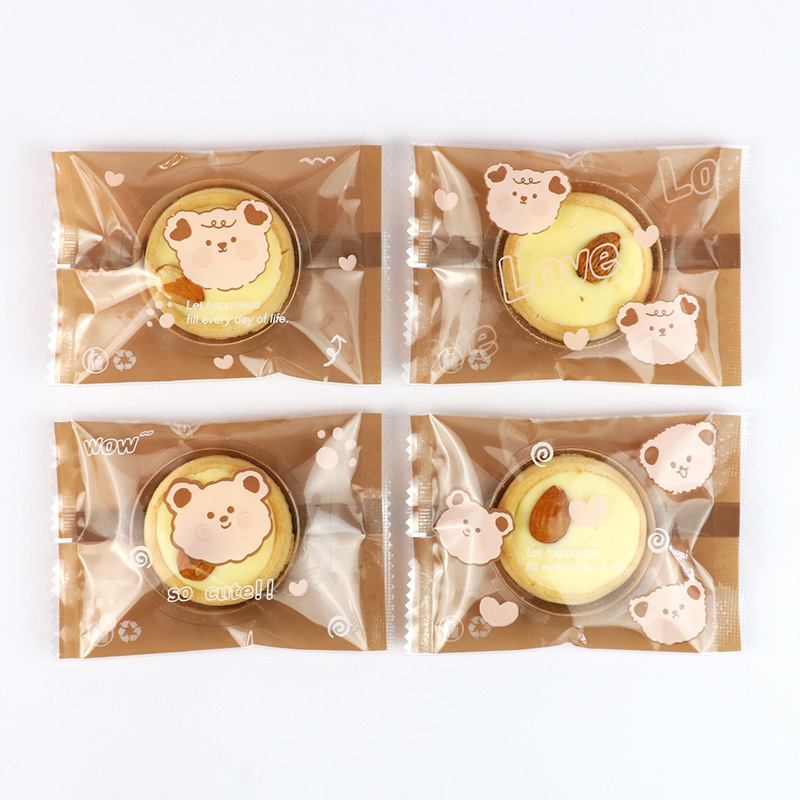 ถุงซีล ใส่ขนม คุกกี้ ลูกอม ขนาด 7x9.5-10 ซม. จำนวน 97-100 ใบ/แพ็ค ชุดที่ 6/6