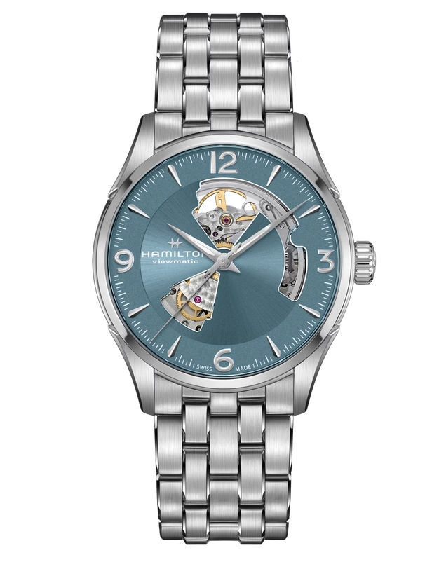 Hamilton H32705142 นาฬิกาผู้ชาย Jazzmaster Open Heart Auto Men's Watch