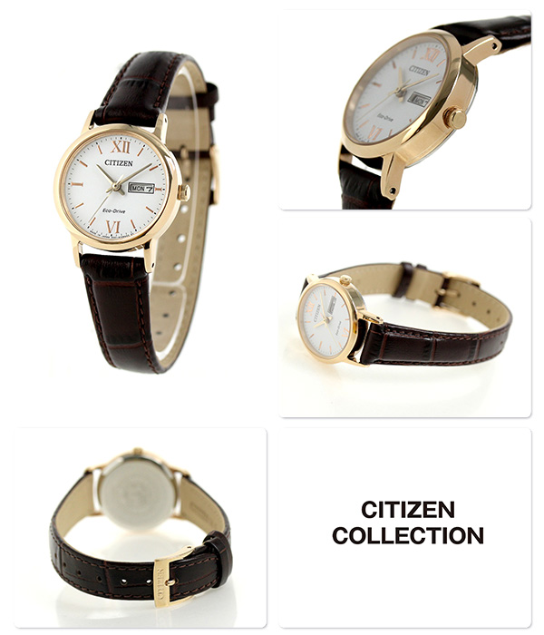 Citizen EW3252-07A นาฬิกาผู้หญิง Eco-Drive Citizen Collection Made in Japan Men's Watch