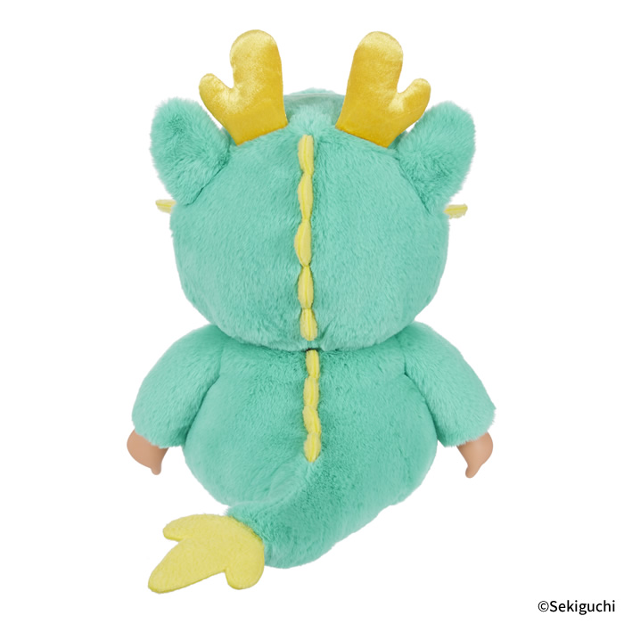 [PRE-ORDER] Monchhichi ตุ๊กตาม่อนชิชิคุง ใส่ชุดมังกร Size L ตัวใหญ่ H35 x W28 x D46 cm นำเข้าจากญี่ปุ่น 干支 辰 モンチッチ Lサイズ 202447