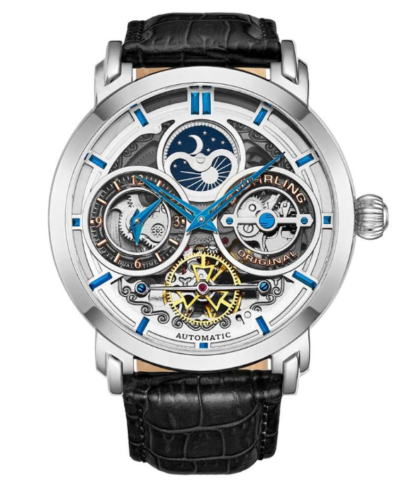 Stuhrling Original 371A.01 นาฬิกาผู้ชาย Luciano Automatic Skeleton Men's Watch