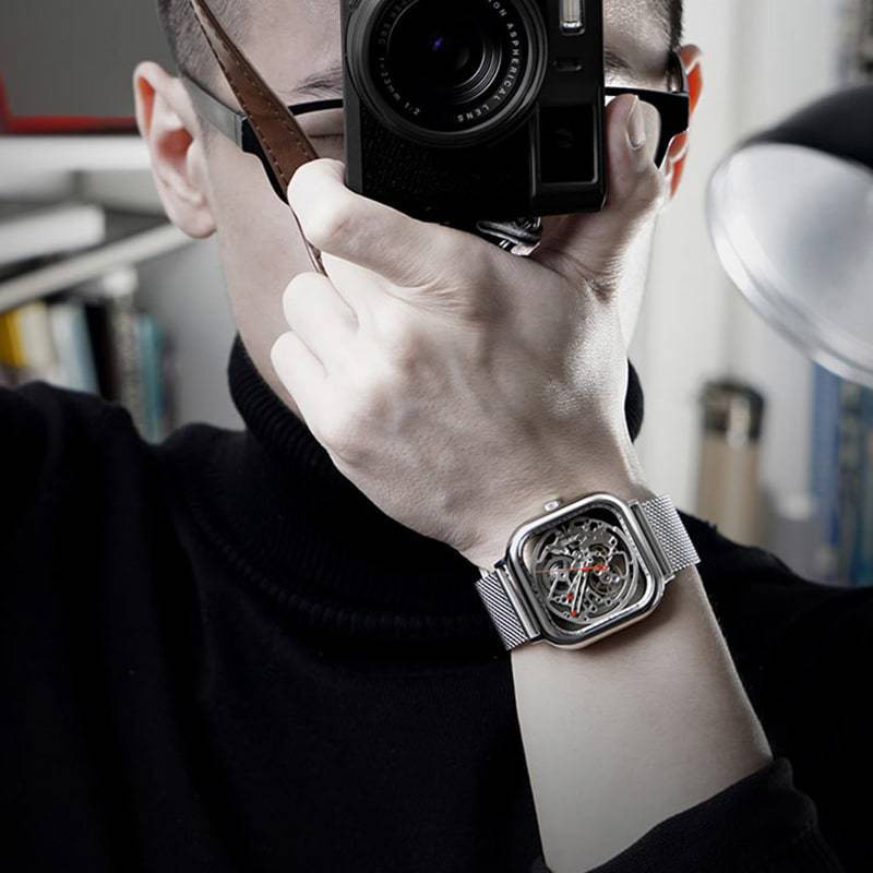 (ประกันศูนย์ไทย 1 ปี) CIGA Design Full Hollow Automatic Mechanical Watch - นาฬิกาออโตเมติกซิก้า ดีไซน์ รุ่น Full Hollow