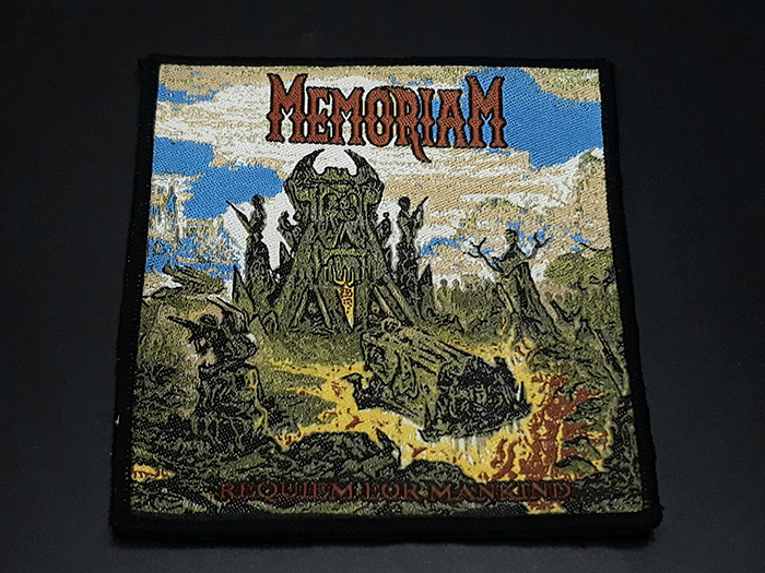 MEMORIAM'Requiem for Mankind' Woven Patch (อาร์มแบบทอ)