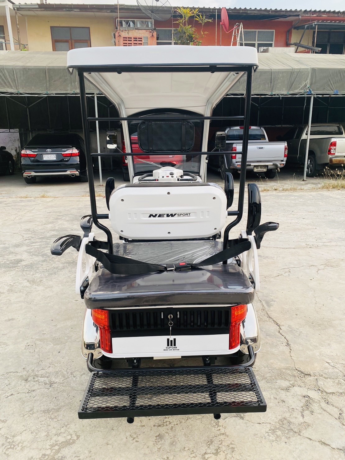 รถไฟฟ้า 4 ล้อ 4-5 ที่นั่ง รุ่น M-01T ยี่ห้อ CLP CAR ขับแฮนด์บิด