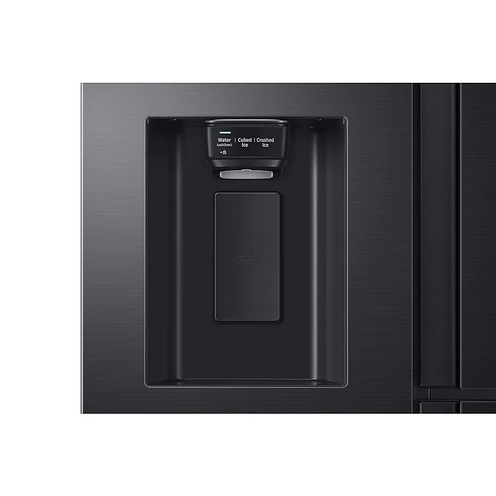 ตู้เย็นไซด์บายไซด์ SAMSUNG 22.1Q สีดำ มีระบบกดน้ำ รุ่น RS65R5691B4/ST