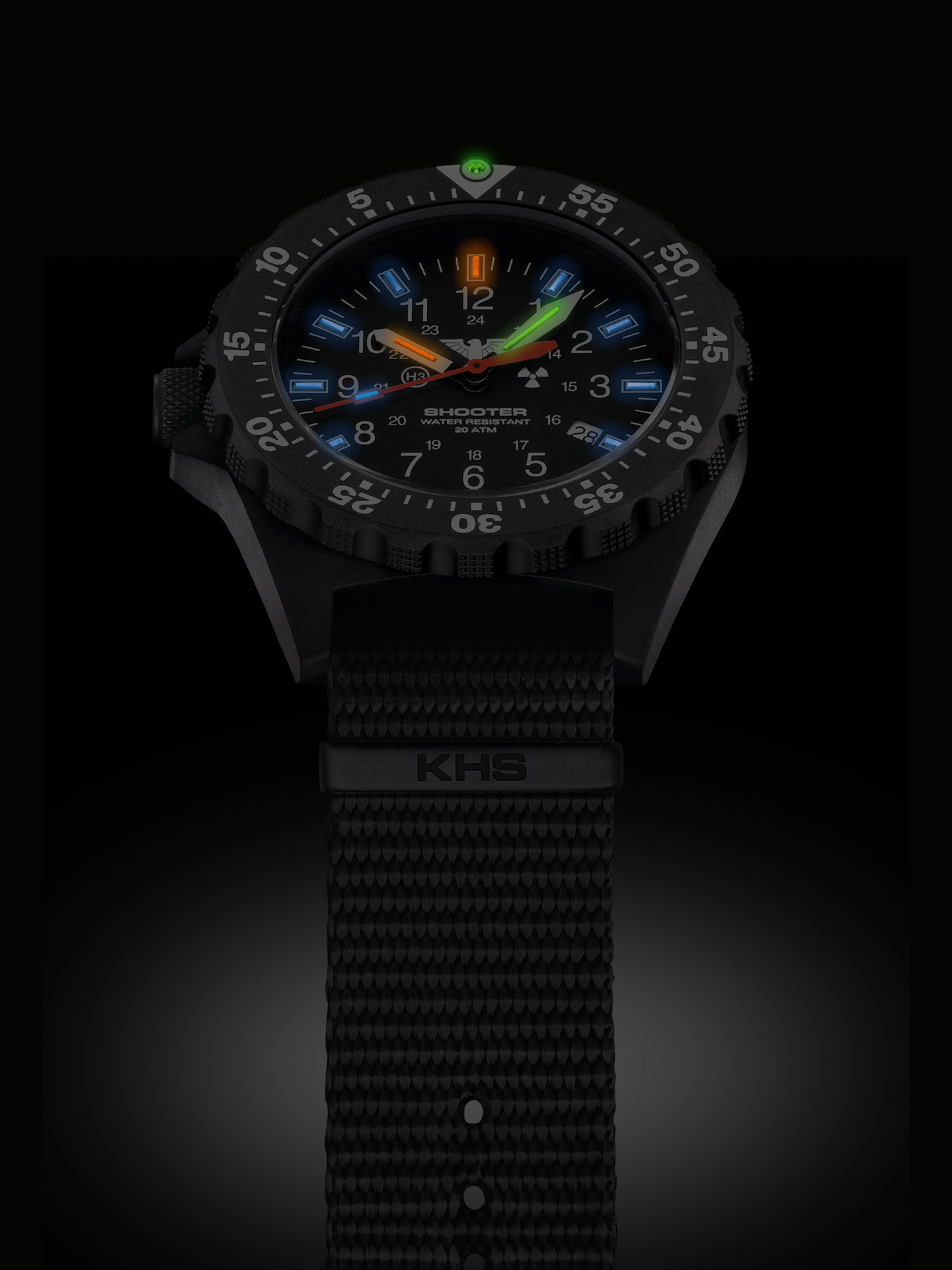 KHS Tactical KHS.SH2OT.NB นาฬิกา Shooter MKII Quartz Watch