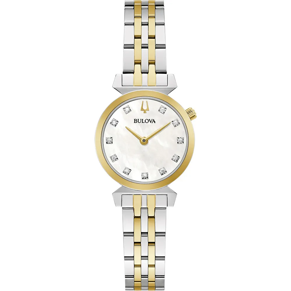 Bulova 98P202 นาฬิาผู้หญิง Diamonds Quartz Women's Watch