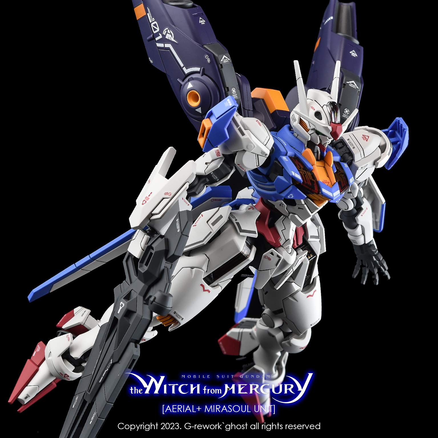 G-REWORK CUSTOM DECAL HG MIRASOL FLIGHT UNIT
