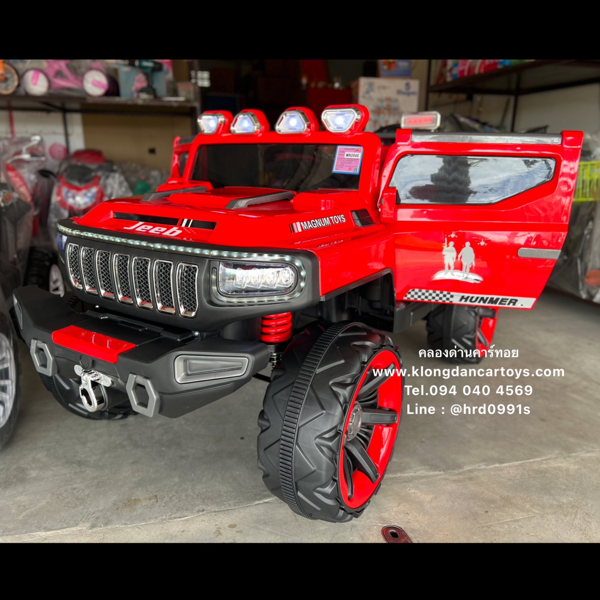 รถเด็กแบตเตอรี่จิ๊ปซาฟารี4×4*คันใหญ่มากโครงเหล็กรับหนา* (ออกตัวสมูท, 4มอเตอร์แบต12v10a, มีโช้คหน้าหลัง, โยกได้, บูลทูธกับมือถือ เล่นusb aux, รีโมทบูลทูธไฮเทค, กล่องเก็บของ2ข้าง) มีล้อสำรอง