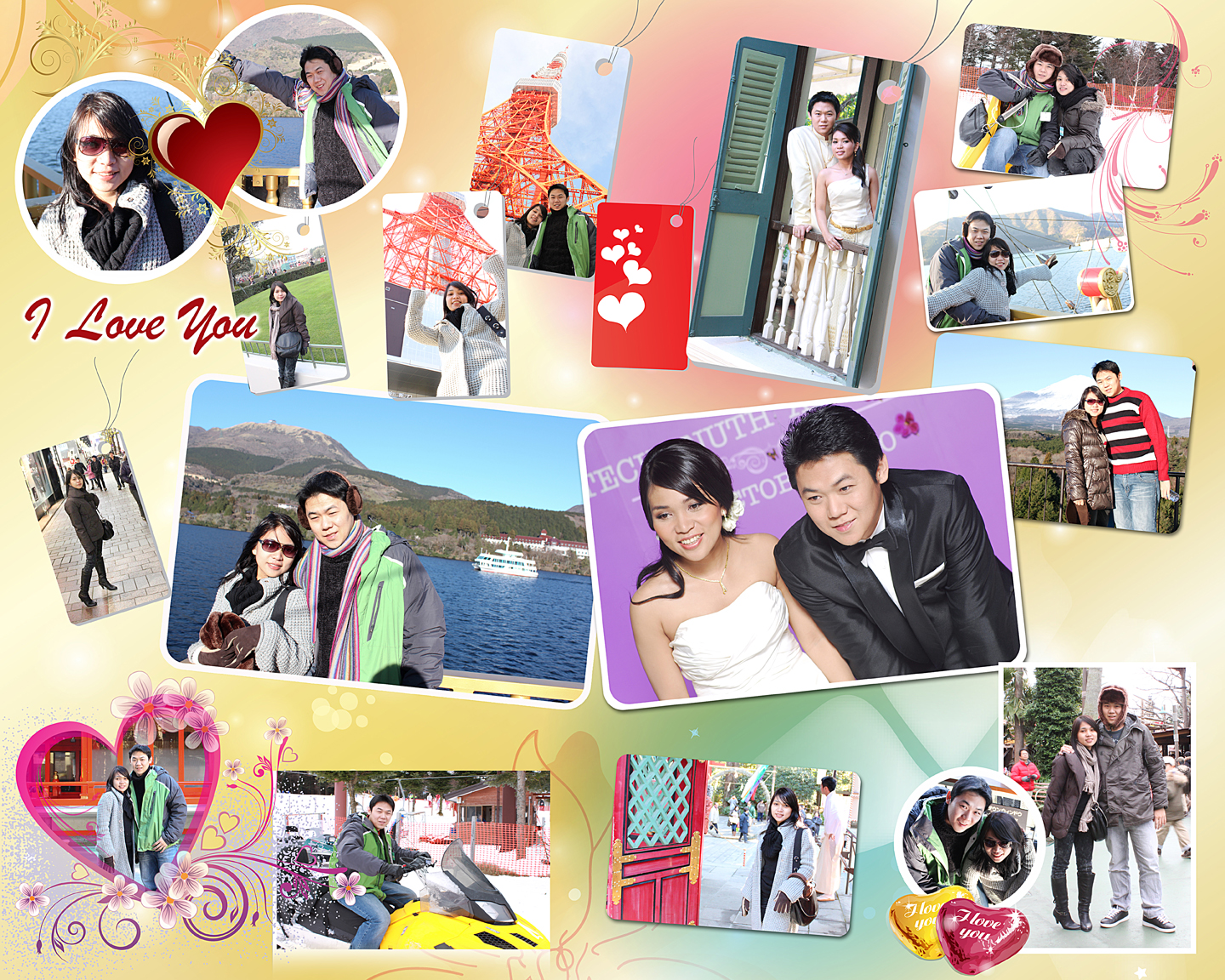 PhotoMix ขนาด 20x24 นิ้ว กรอบลอยด้าน