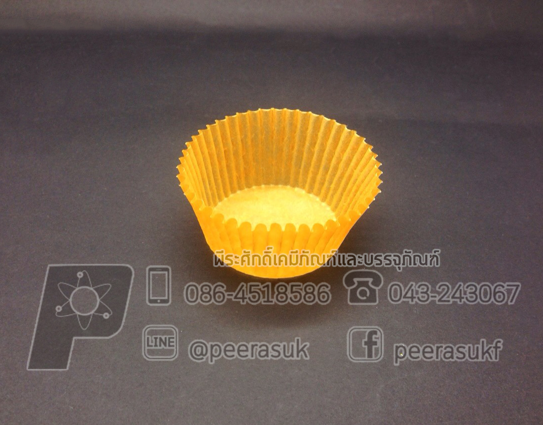 กระทงจีบ สีส้ม 2518 แพคละ 600 ใบ