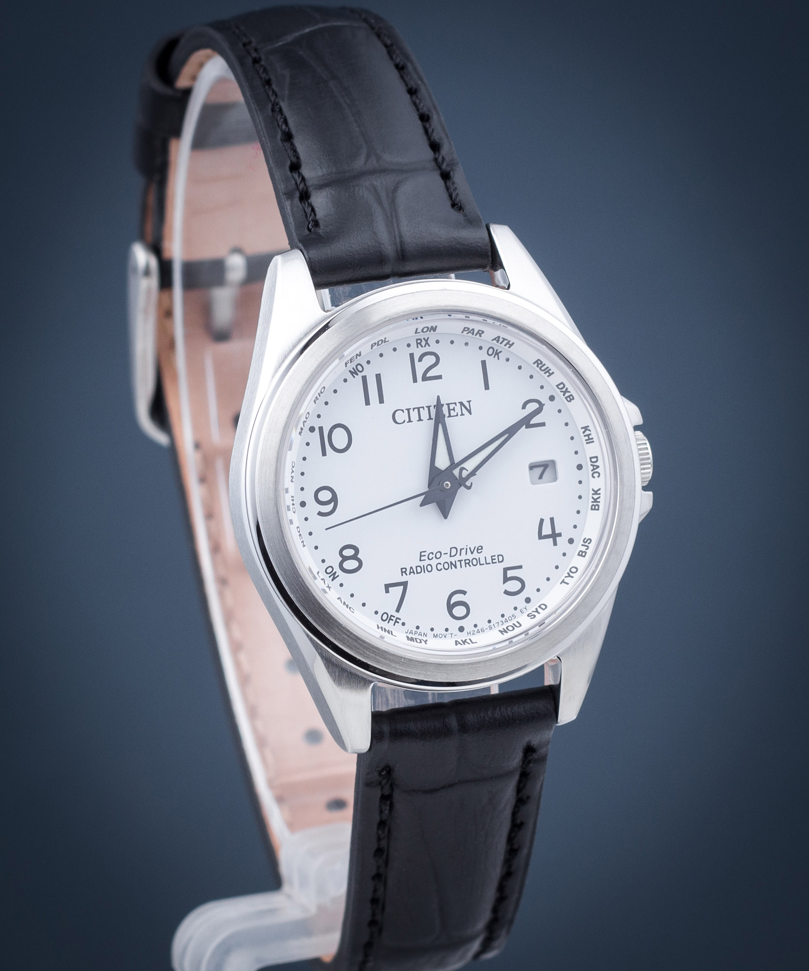 Citizen EC1180-14A นาฬิกาผู้หญิง Eco-Drive Radio Controlled Women's Watch