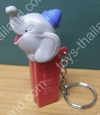 Pez พวงกุญแจช้าง