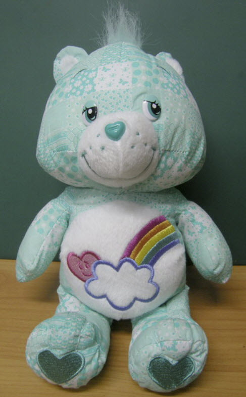 Green Bashful Heart Bear ขนาด 10 นิ้ว (มือสอง)