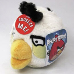 Angry birds สีขาว ขนาด 5 นิ้ว ร้องได้