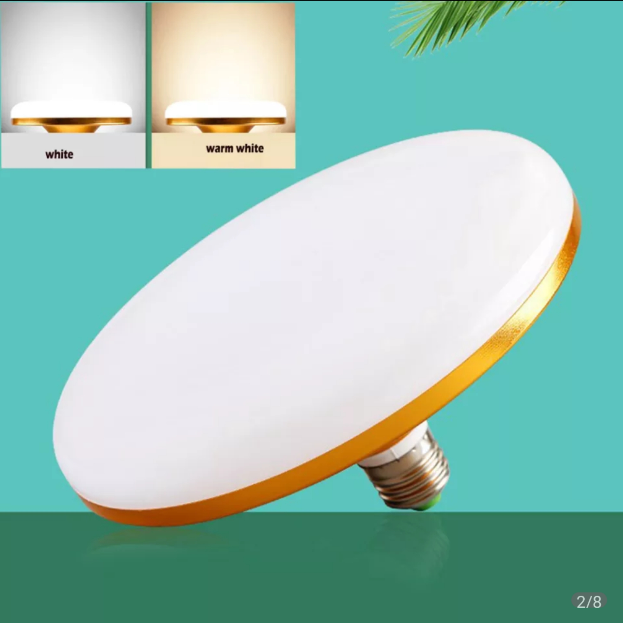 ขายส่ง หลอดไฟ OTOKO - UFO Gold ขอบสีทอง LED 45W หลอดLED หลอดไฟled ไฟเพดาน หลอดซาลาเปา ไฟUFO ขั้วเกลียว E27