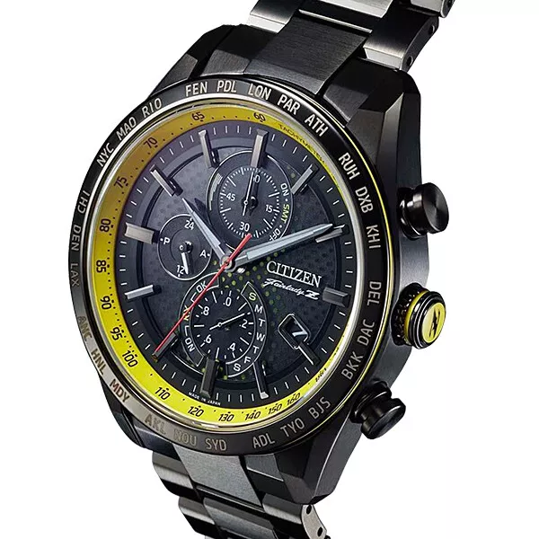 Citizen AT8185-89E นาฬิกาผู้ชาย Nissan Fairlady Z Collaboration 35th Anniversary Limited Edition 1700Pcs. Attesa Radio Controlled Eco-Drive Titanium Men's Watch