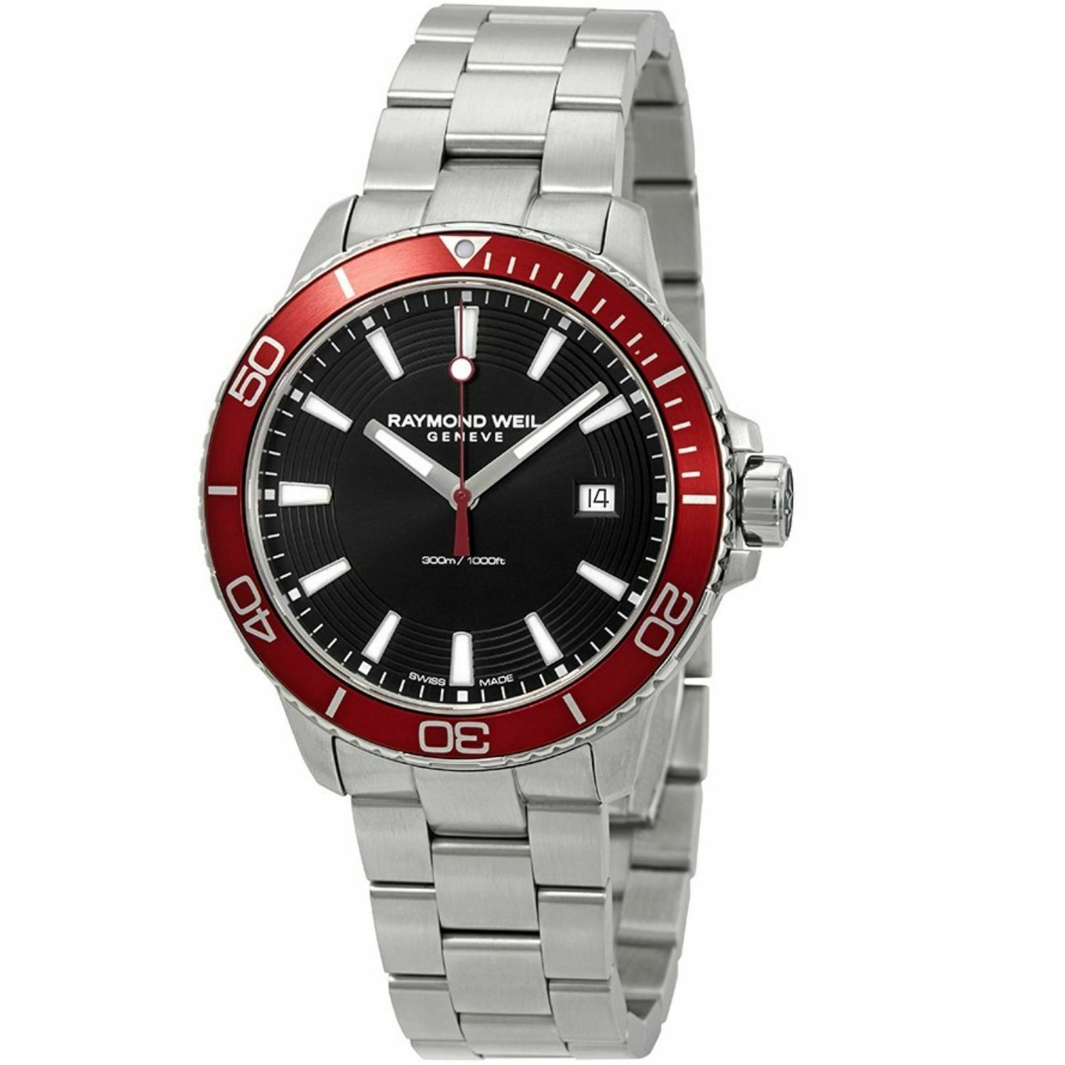 Raymond Weil 8260-ST4-20001 นาฬิกาผู้ชาย Tango 300 Diver Quartz Men's Watch