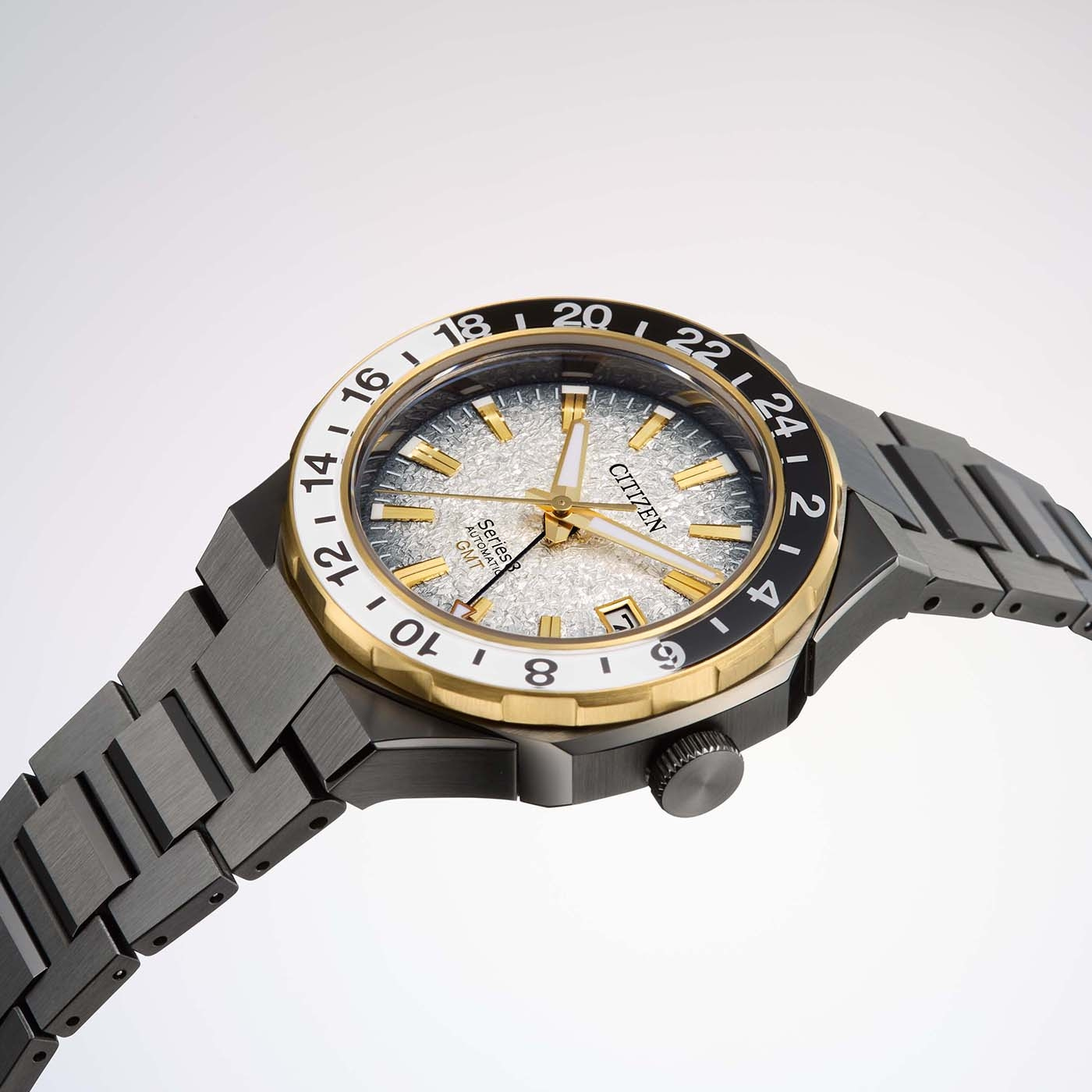 Citizen NB6035-55H นาฬิกาผู้ชาย Series 8 GMT Automatic Men's Watch Limited Edition 1600 pcs.