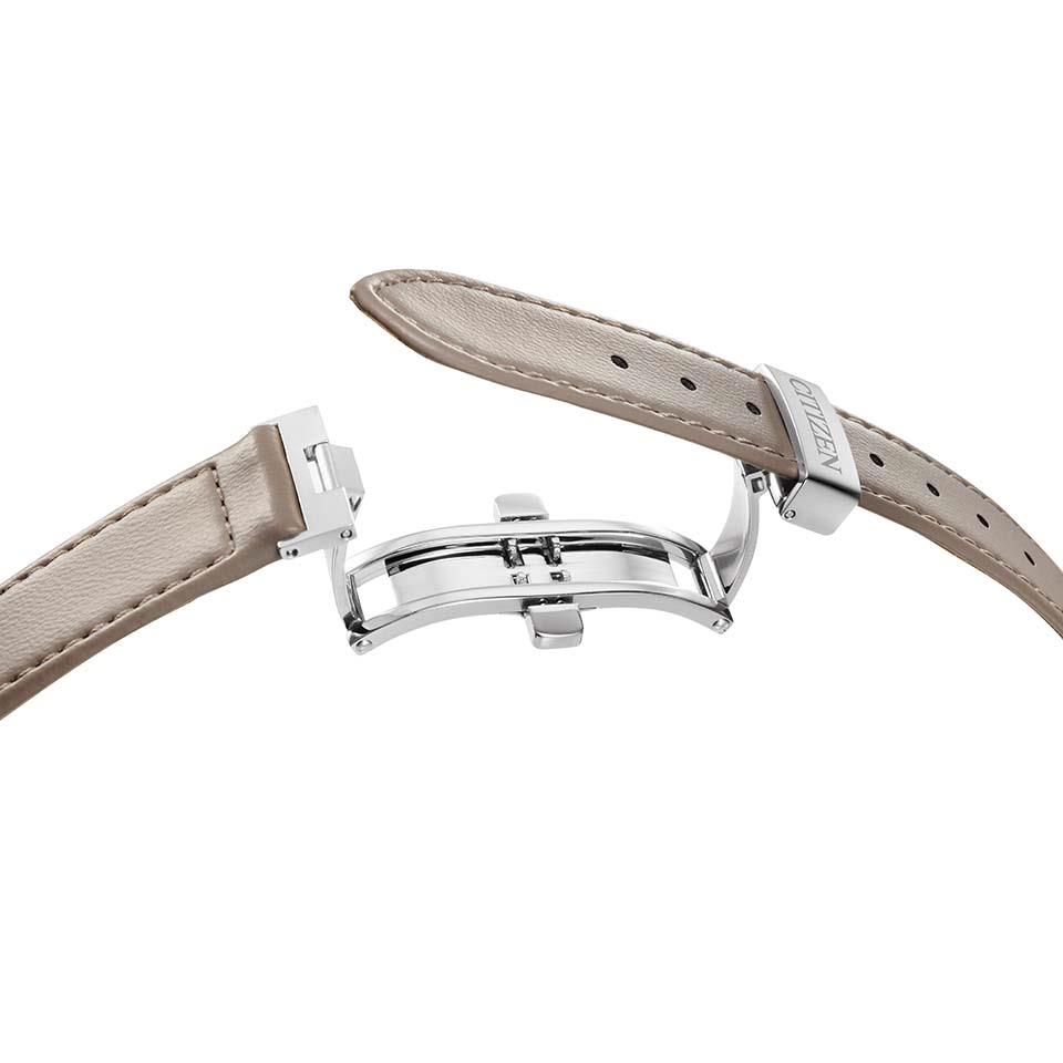 Citizen EM1166-01Z นาฬิกาผู้หญิง Citizen l ROUND Collection Eco-Drive Women's Watch