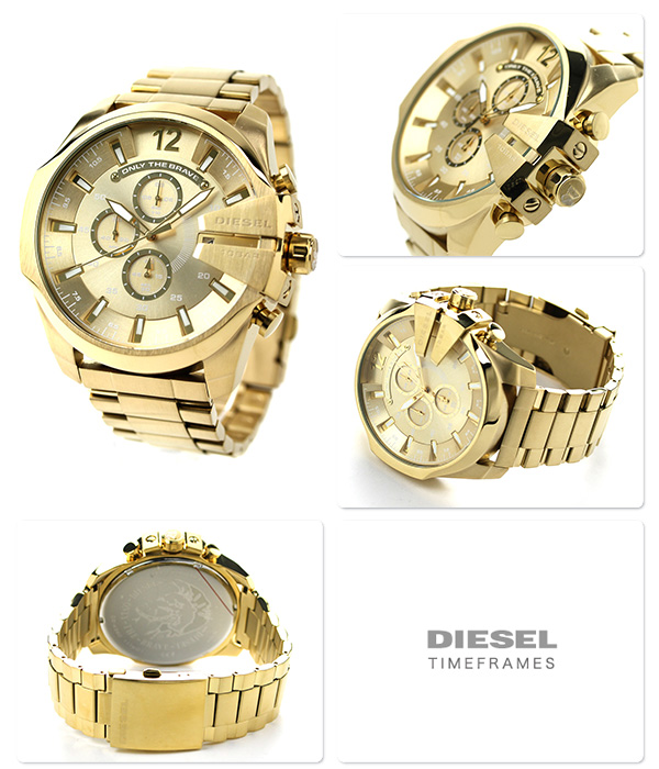 Diesel DZ4360 นาฬิกาผู้ชาย Diesel รุ่น DZ4360, Mega Chief Chronograph Quartz Men's Watch