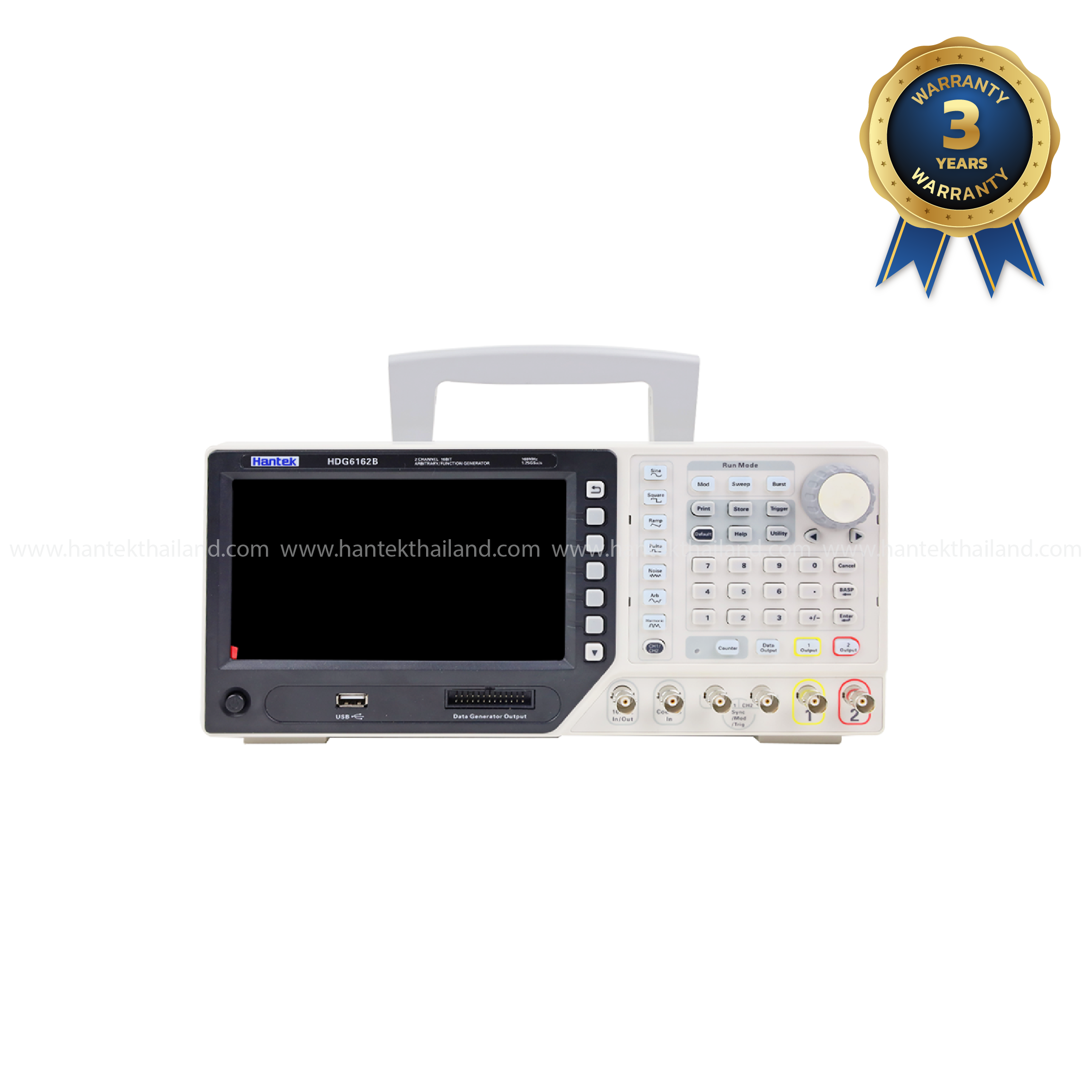 Hantek HDG6162B เครื่องกำเนิดสัญญาณแบบตั้งโต๊ะขนาด 160 MHz 2 ช่อง