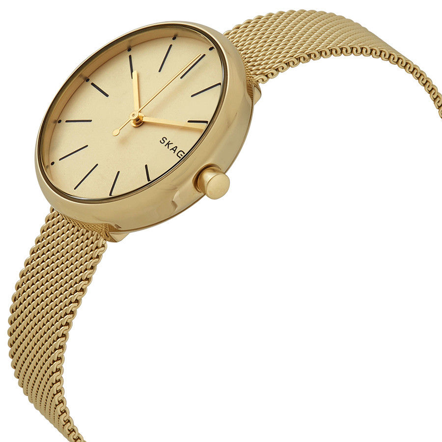 Skagen SKW2614 นาฬิกาผู้หญิง Skagen รุ่น SKW2614, Signature Gold tone Quartz Women's Watch