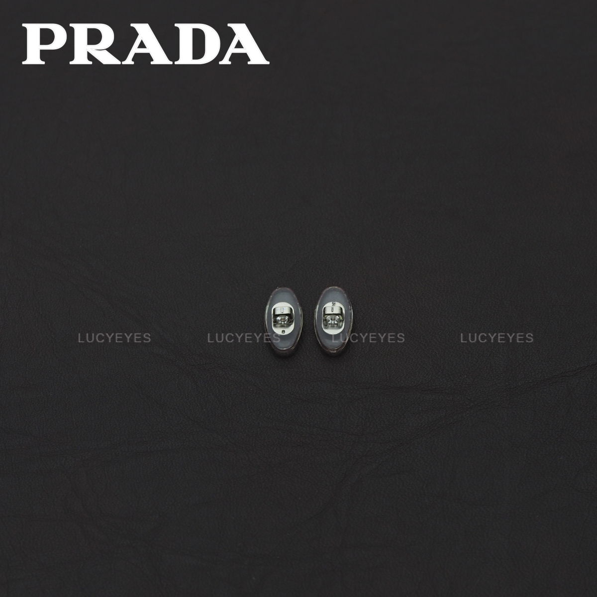 แป้นจมูก Prada แท้ 100% แบบเสียบเล็ก (สีใส อะไหล่เงิน)