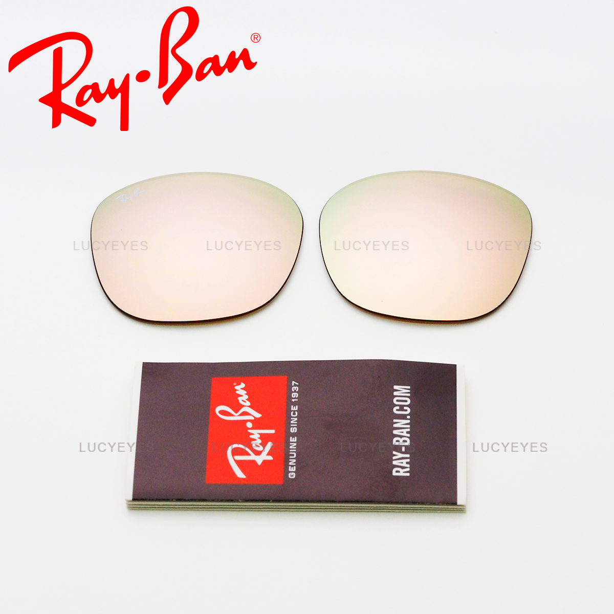 เลนส์ RAYBAN แท้ 100% RB3565D 041/2Y เลนส์สีปรอทชมพู