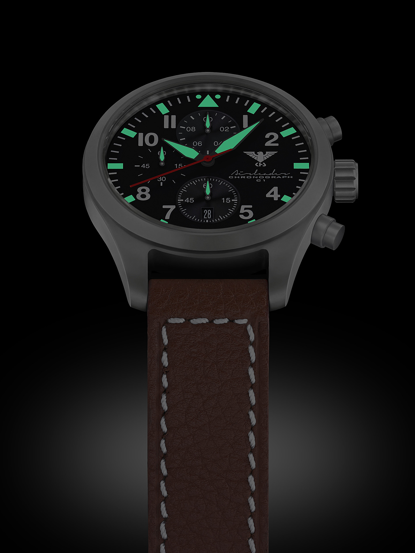 KHS Tactical KHS.AIRSC.LB5 นาฬิกา Airleader Chronograph Quartz Watch