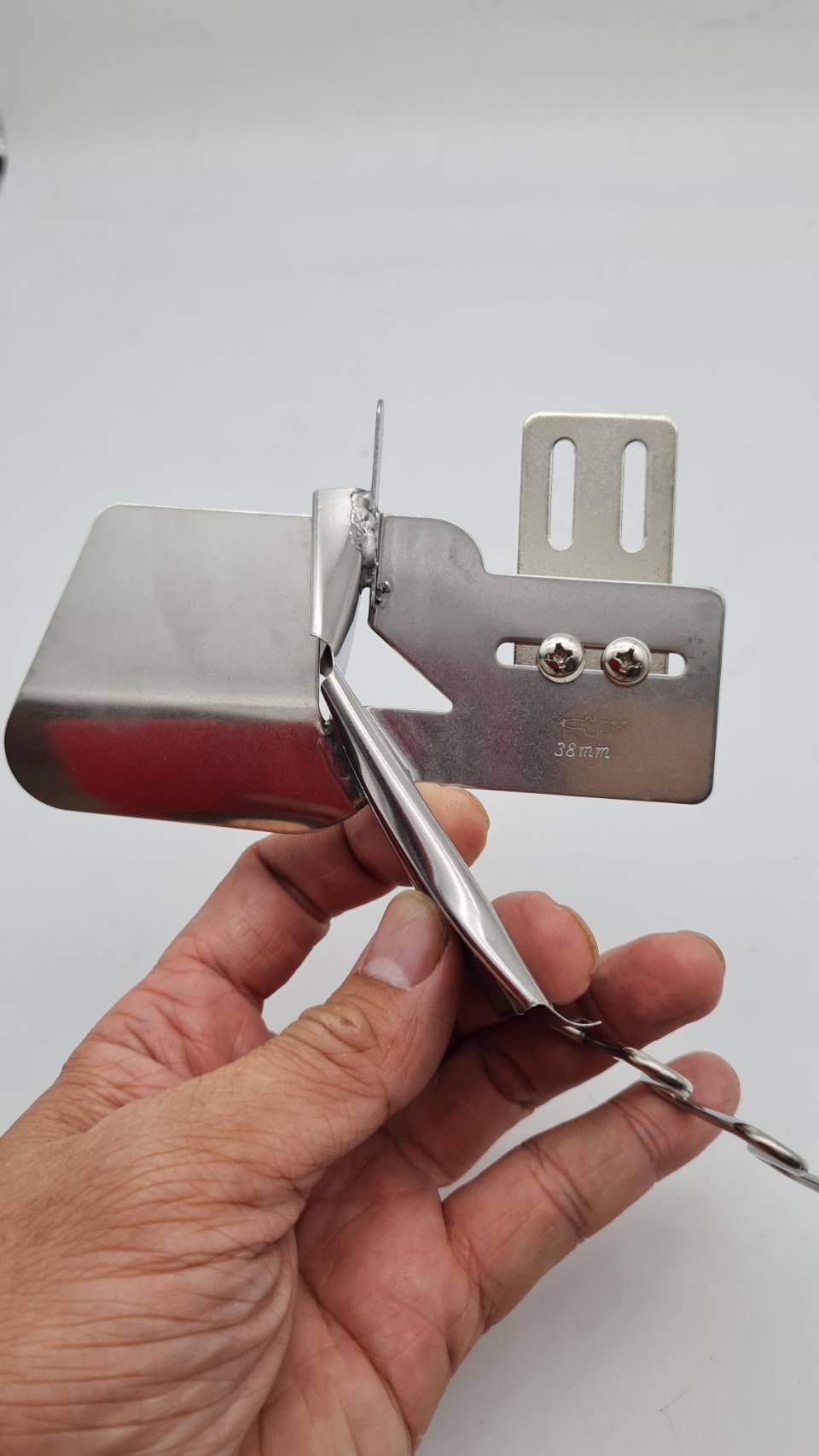 ซองกุ๊นขอบผ้าไม่เปลี่ยนจักรและแป้นจักร สำหรับจักรอุตสาหกรรมเข็มเดี่ยวสำหรับช่างเย็บผ้าโรงงานเย็บผ้า