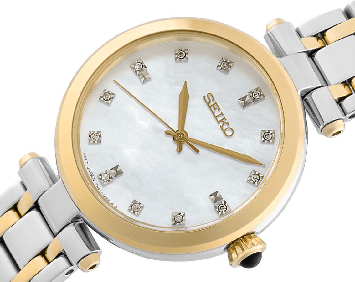 Seiko SRZ532P1 นาฬิกาผู้หญิง DIAMONDS Quartz Women's Watch