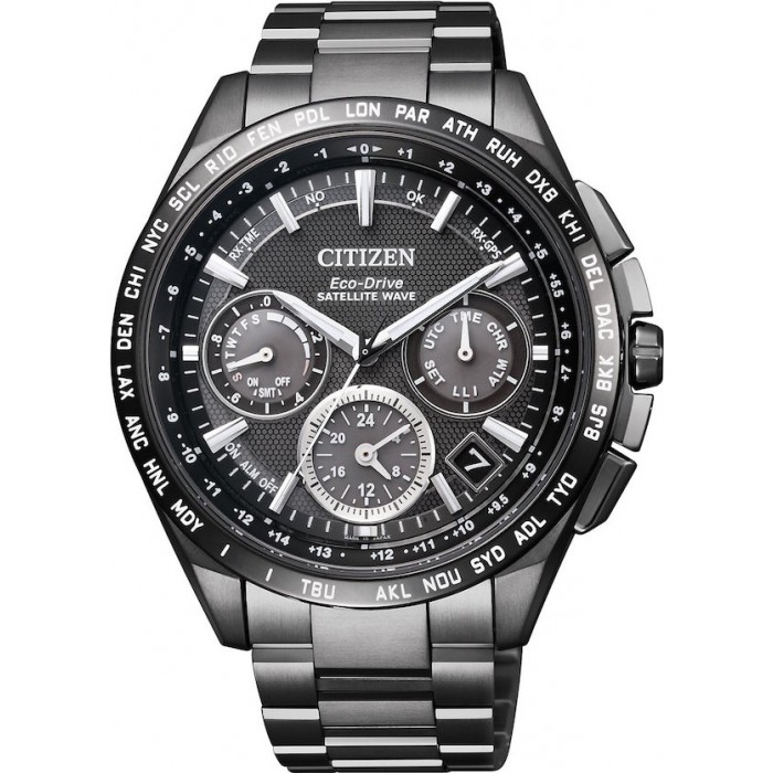 Citizen CC9017-59E นาฬิกาผู้ชาย Attesa Satellite F900 GPS Eco-Drive Global Radio Titanium Japan Men's Watch