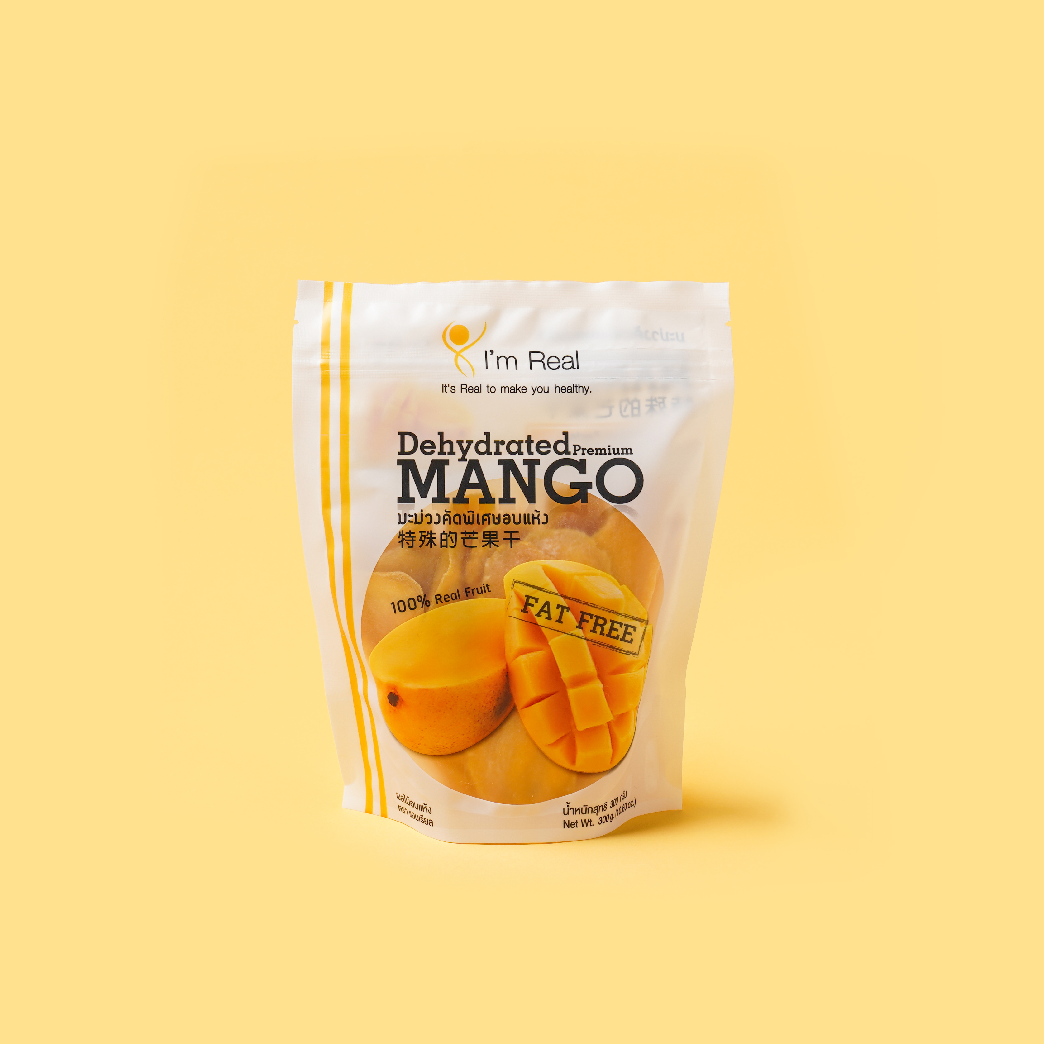 Dehydrated Premium Mango 300 G. (มะม่วงคัดพิเศษอบแห้ง 300 กรัม)