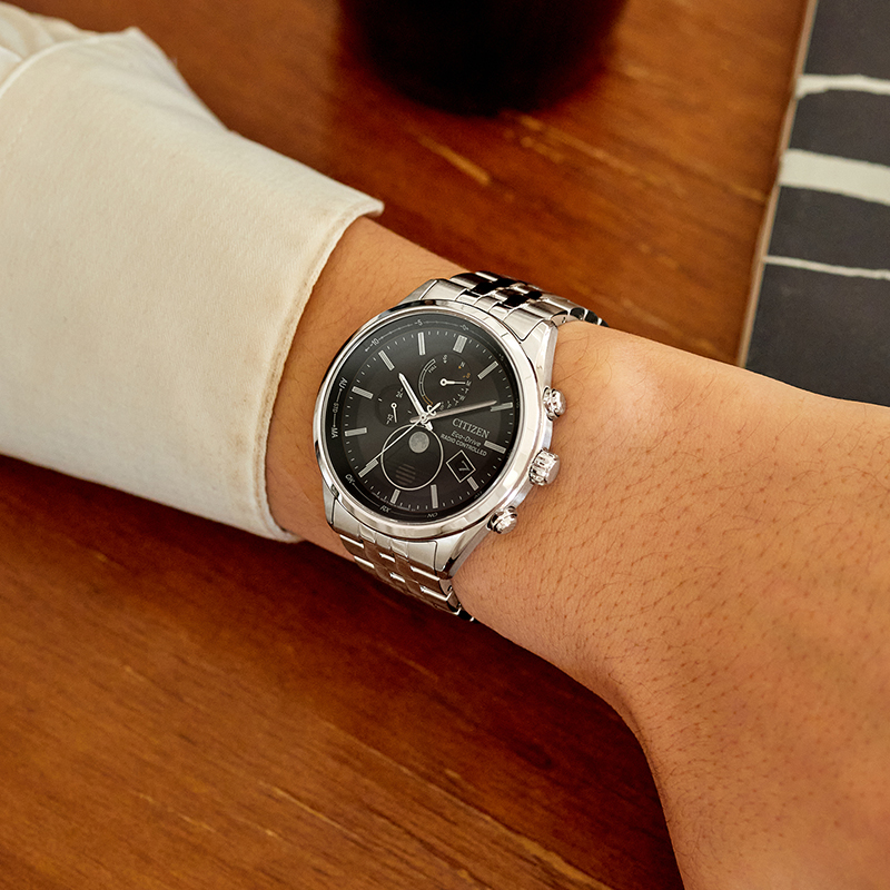 Citizen BY1030-50E นาฬิกาผู้ชาย Global Radio Controlled Eco-Drive Men's Watch