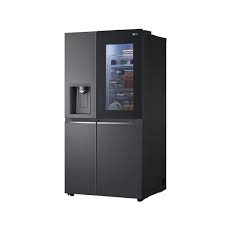 LG ตู้เย็น ไซด์บายไซด์ 22.4 คิว สีดำโลหะ หรูหรา InstaView Door-in-Door รุ่น GC-X257CQES (ชลบุรี ส่งฟรี)