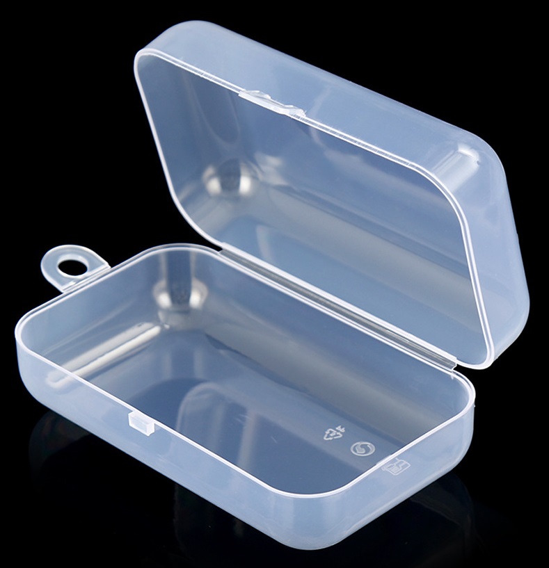 กล่องยางกัด กันฝุ่น กล่องใสรูปทรงสี่เหลี่ยม ไม่รวมสินค้าภายในกล่อง