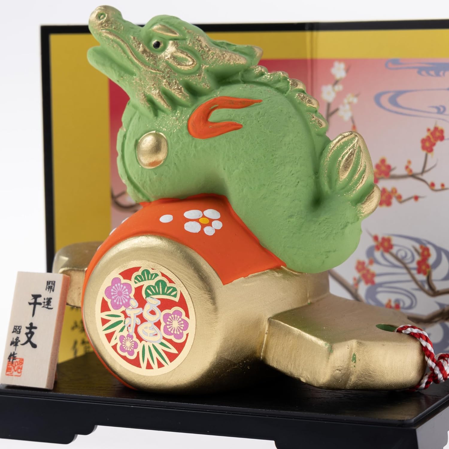 [PRE-ORDER] มังกรเขียว ค้อนตะลุมพุก ของมงคลญี่ปุ่น เสริมดวง ฮวงจุ้ยโต๊ะทำงาน ของตกแต่งบ้าน งานแฮนด์เมด นำเข้าจากญี่ปุ่น Dragon Zodiac 2024