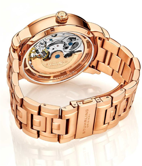 Stuhrling Original 371B.04 นาฬิกาผู้ชาย Luciano Automatic Skeleton Men's Watch