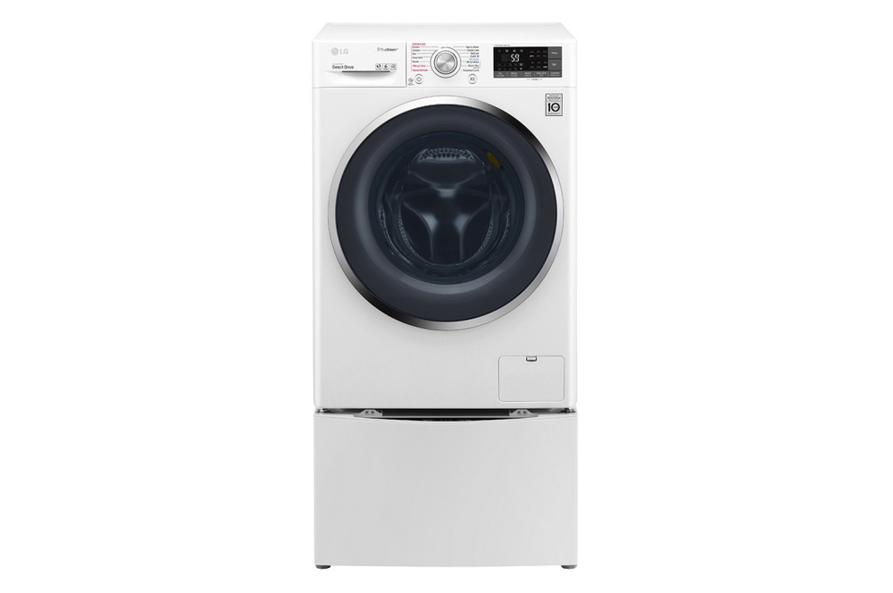 [ผ่อน0%10ด] LG เครื่องซักผ้าฝาหน้า Twin Wash 9 kg. รุ่น TWC1409S3W (ชลบุรี ส่งฟรี) [ผ่อน 0% 10ด]