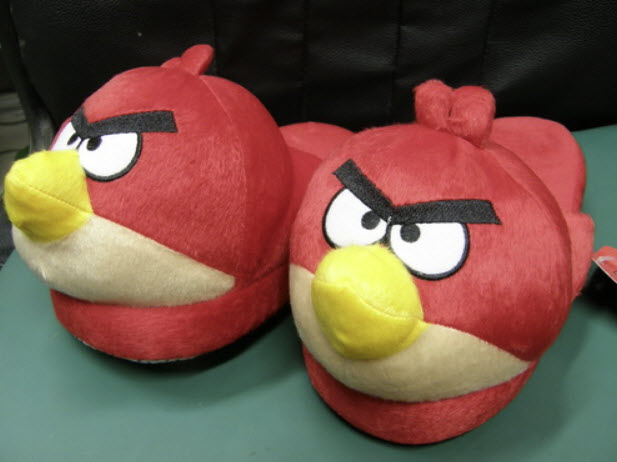 รองเท้า Angry Bird พื้นหนานุ่ม ขนาดยาว 10 นิ้ว (ไทย)